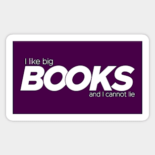 I Like Big Books Sticker